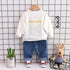 Boys spring and autumn suit two-piece set
